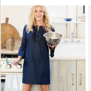 Draper James ruffle sleeve shift dress